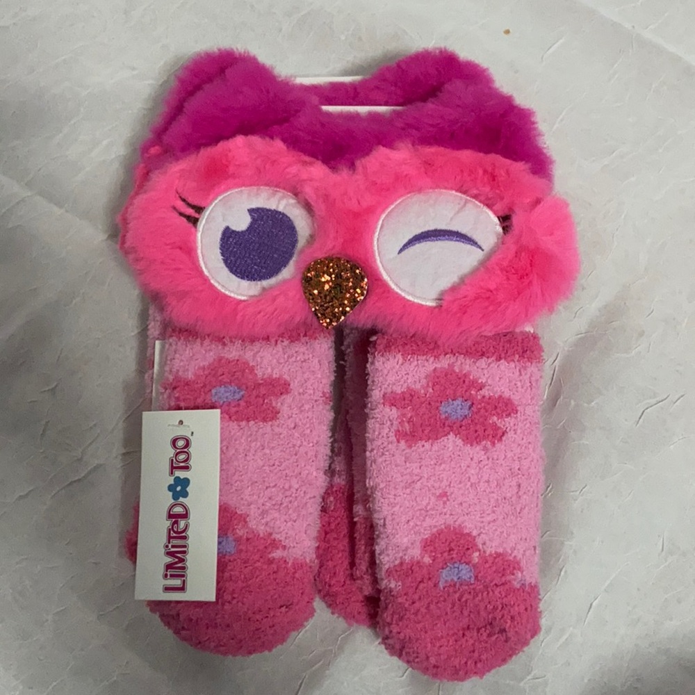 Limited Too Girls' Cozy Sock and Sleep Mask Set